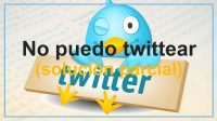No puedo twittear, soluciones