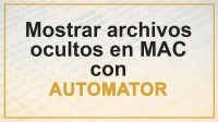 Mostrar archivos ocultos en MAC