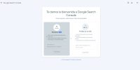 Inicio de verificación de propiedad Google